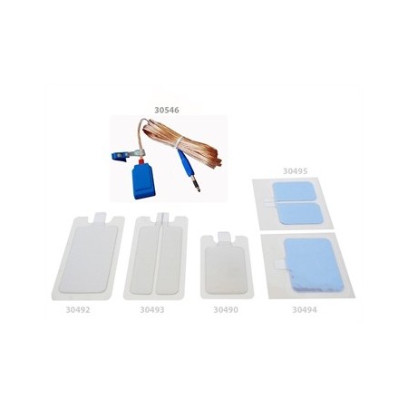 GIMA CAVO PER PLACCHE- CONNETTORE 6,3 MM CON SPAZIATORE - 5 M