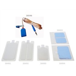 GIMA CAVO PER PLACCHE- CONNETTORE 6,3 MM CON SPAZIATORE - 5 M