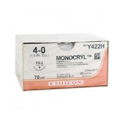 GIMA SUTURA ASSORBIBILE ETHICON MONOCRYL - 4/0 AGO 16 MM (CONF. 12 PZ.)