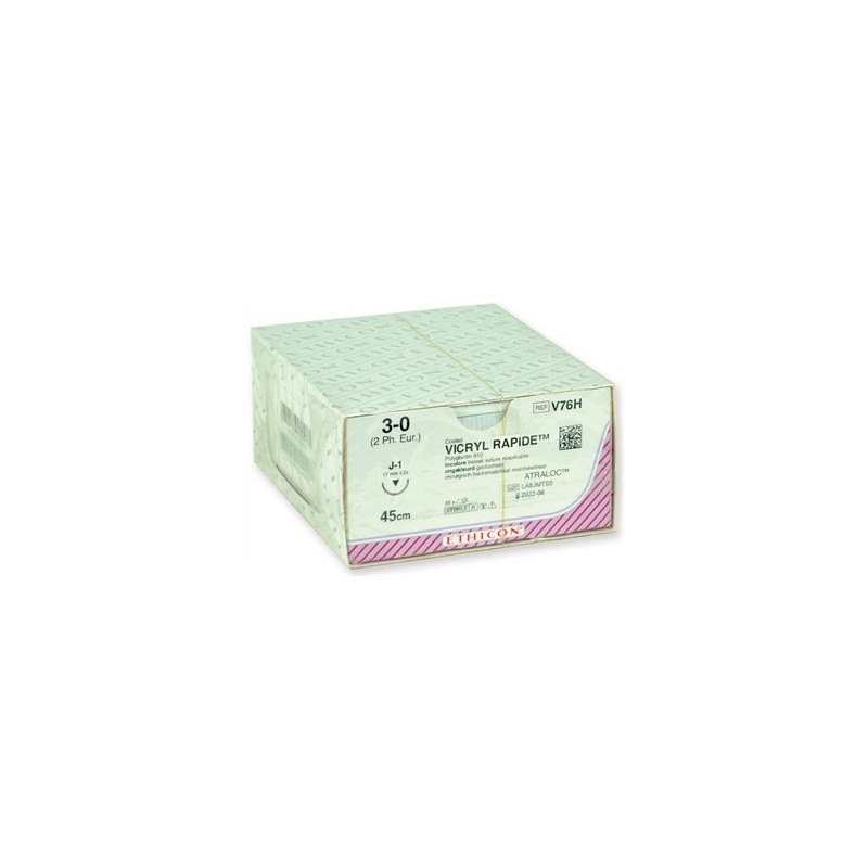 GIMA SUTURA ASSORBIBILE ETHICON VICRYL RAPID - 3/0 (CONF. 36 PZ.)