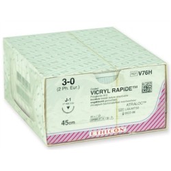 GIMA SUTURA ASSORBIBILE ETHICON VICRYL RAPID - 3/0 (CONF. 36 PZ.)