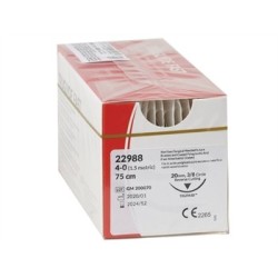 GIMA SUTURA ASS. TRUGLYDE FAST CALIBRO 4/0, CURVA 3/8- INCOLORE-MISURE DIVERSE (CONF. 12 PZ.)