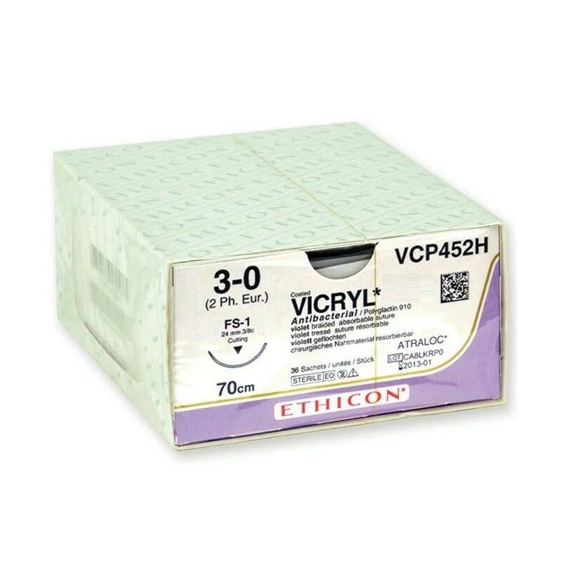 GIMA SUTURA ASSORBIBILE ETHICON VICRYL -MISURE DIVBERSE ( CONF. 36 PZ.)