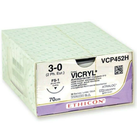 GIMA SUTURA ASSORBIBILE ETHICON VICRYL -MISURE DIVBERSE ( CONF. 36 PZ.)