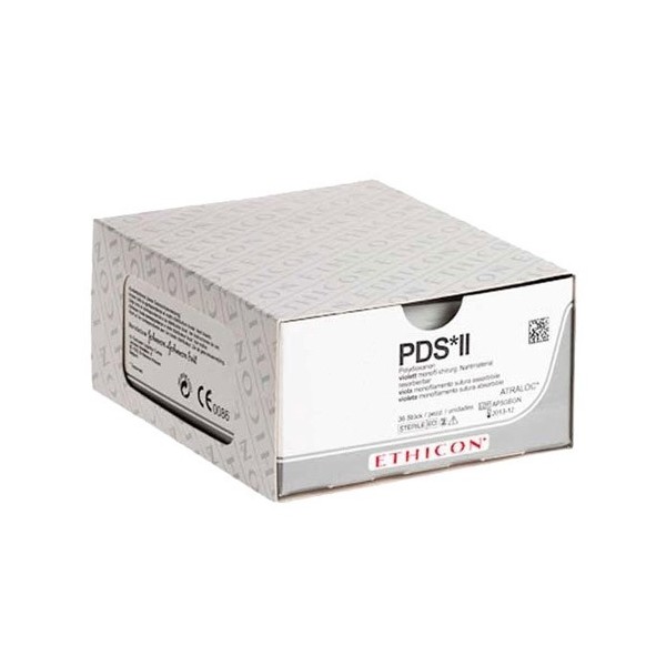 GIMA SUTURA ASSORBIBILE ETHICON PDS II – CALIBRO 4/0-MISURE DIVERSE (CONF. 24 PZ.)