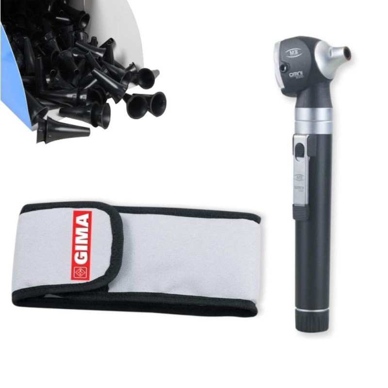 GIMA OTOSCOPIO IN BUSTINA SIGMA MINI A FIBRA OTTICA 2,5V