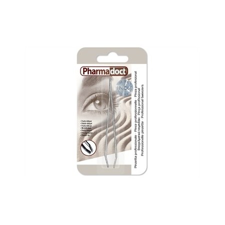 PHARMADOCT PINZETTA PROFESSIONALE CON PUNTA OBLIQUA CONF. 12 PZ.