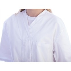 GIMA CASACCA CON BOTTONI-COTONE/POL.-DONNA BIANCA