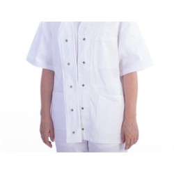 GIMA CASACCA CON BOTTONI-COTONE/POL.-DONNA BIANCA