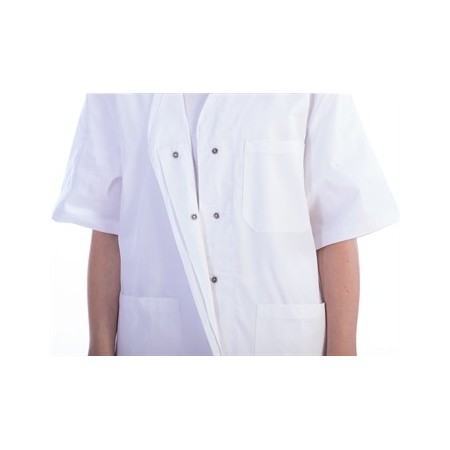 GIMA CASACCA CON BOTTONI-COTONE/POL.-DONNA BIANCA