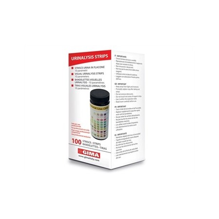 GIMA STRISCE URINA IN FLACONE - 10 PARAMETRI (100 PZ.)