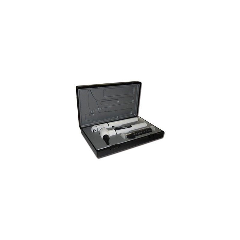 RIESTER SET DIAGNOSTICO E-SCOPE OFTALMOSCOPIO  BIANCO LED IN ASTUCCIO
