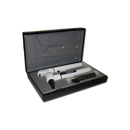 RIESTER SET DIAGNOSTICO E-SCOPE OFTALMOSCOPIO  BIANCO LED IN ASTUCCIO