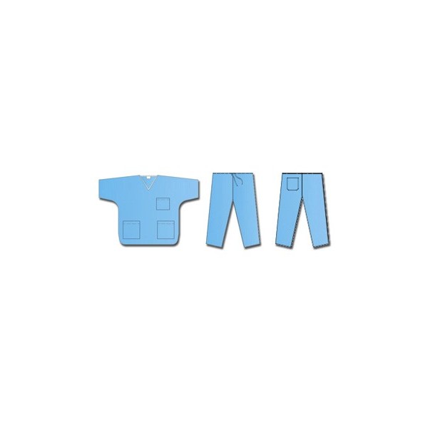 GIMA UNIFORME TNT CASACCA+PANTALONI-MISURE DIVERSE (CONF. 50 PZ.)