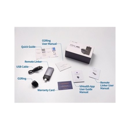 PULSOXIMETRO O2RING MONITORAGGIO CONTINUO - WIRELESS REMOTO- ADULTI