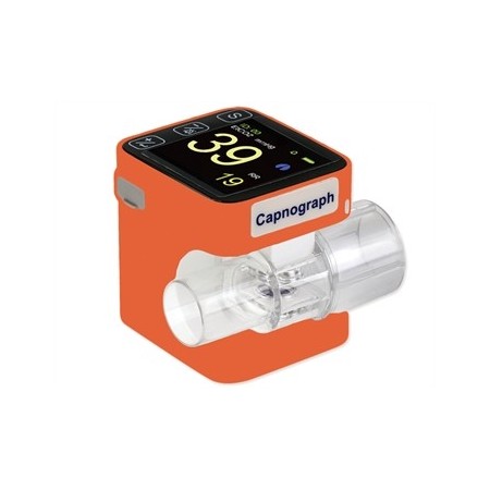 GIMA CAPNOGRAFO CAPNO CUBE PER MONITORARE SEGNI FISIOLOGICI VITALI