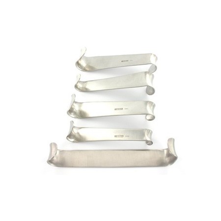 GIMA SET DI 5 RETRATTORI ROUX IN ACCIAIO INOX