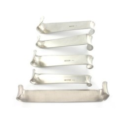 GIMA SET DI 5 RETRATTORI ROUX IN ACCIAIO INOX