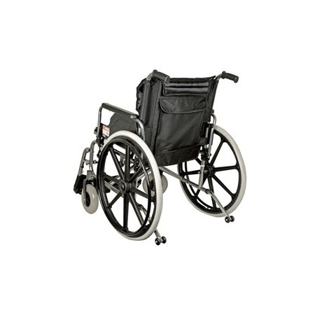 GIMA CARROZZINA PIEGHEVOLE EXTRA LARGE - SEDUTA 56CM - IN ACCIAIO