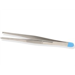 GIMA PINZA MEDICAZIONE CHIRURGICA STERILE - RETTA - 13 CM, 1X2 DENTI (CONF. 25 PZ.)