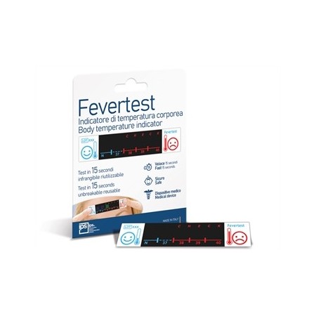 GIMA TERMOMETRO FRONTALE FEVER TEST -BLISTER (CONF. 10 PZ.)