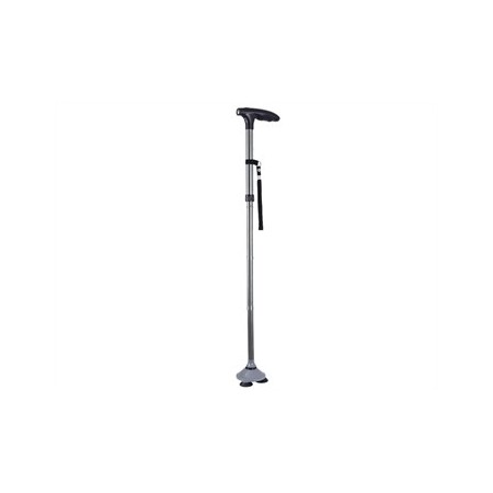 GIMA TRUSTY CANE BASTONE CON VENTOSE E LUCE LED - ARGENTO O NERO