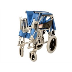 GIMA CARROZZINA PIEGHEVOLE ULTRA LEGGERA IN ALLUMINIO QUEEN - BLU