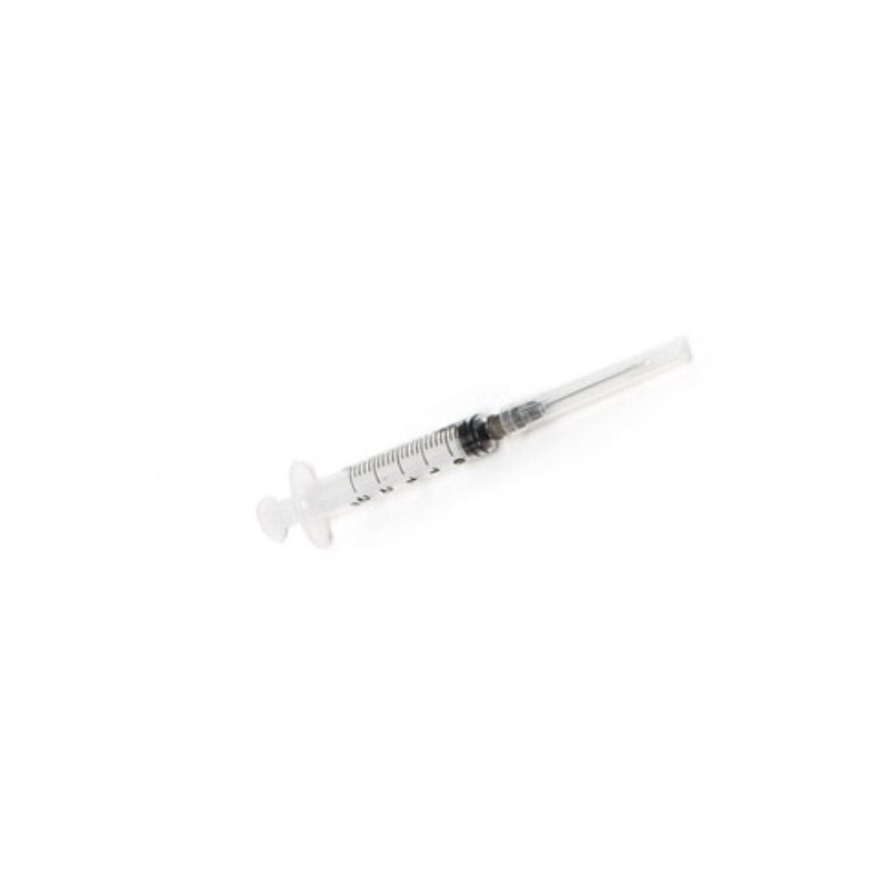 RAYS SIRINGA IPODERMICA 3 PARTI DA 2.5 ML CON AGO - 21G - 22G - 23G - (CONF. 100 PZ)