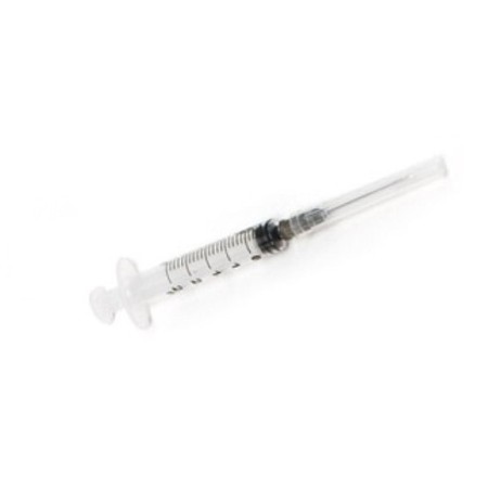 RAYS SIRINGA IPODERMICA 3 PARTI DA 2.5 ML CON AGO - 21G - 22G - 23G - (CONF. 100 PZ)