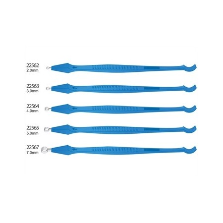 GIMA CURETTE DERMATOLOGICHE CON RASCHIETTO MISURE DIVERSE (CONF 10 PZ.)