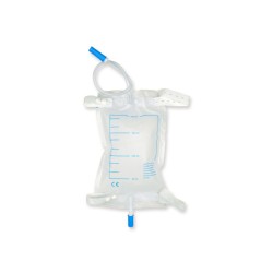 GIMA SACCA URINE DA GAMBA 750 CC - TUBO DA 35 CM CON KIT BOTTONI