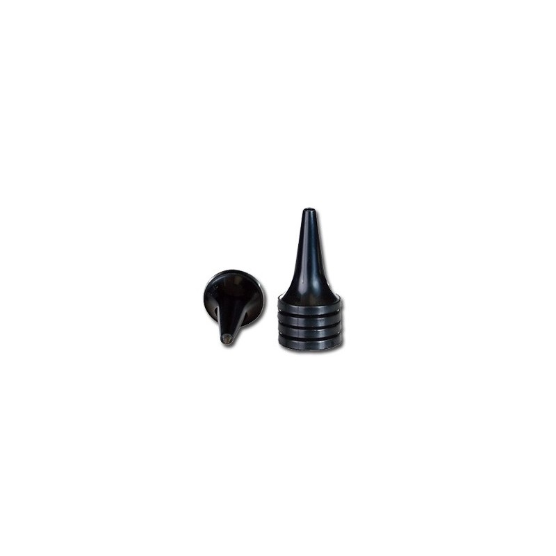 GIMA MINI SPECULUM AURICOLARE PER OTOSCOPI HEINE, PARKER, KAWE - MISURE (2.5 E 4 MM) - (CONF. 100 PZ.)