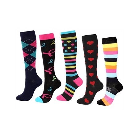 GIMA CALZE A COMPRESSIONE FUNNY S-M - VARI MODELLI (CONF. 5 PZ.)