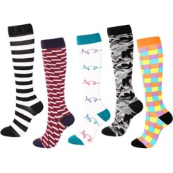 GIMA CALZE A COMPRESSIONE FUNNY S-M - VARI MODELLI (CONF. 5 PZ.)