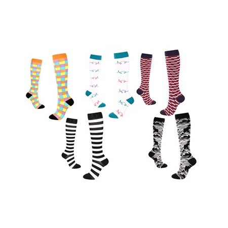 GIMA CALZE A COMPRESSIONE FUNNY S-M - VARI MODELLI (CONF. 5 PZ.)