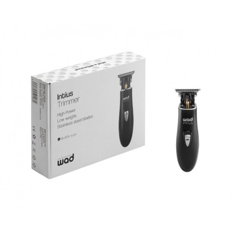 WAD RASOIO ELETTRICO INTIUS BLACK SILVER  AD ALTA POTENA CON LAME IN ACCIAIO INOSSIDABILE