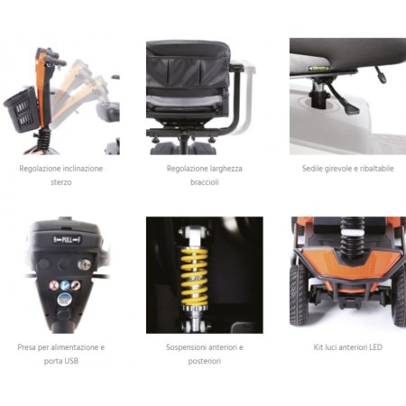 MORETTI SCOOTER ELETTRICO MOBILITY 210-COLORI DIVERSI