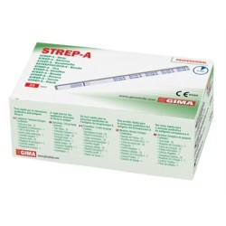 GIMA TEST STREP-A STREPTOCOCCO A STRISCIA - (CONF. 25 PZ.)