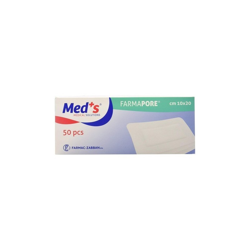 FARMAC-ZABAN MEDICAZIONE ADESIVA IN TNT 10X20 CM FARMAPORE (CONF. 50 PZ.)