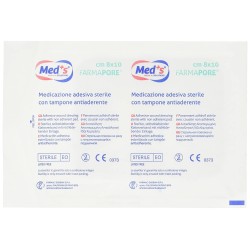 FARMAC-ZABAN MEDICAZIONE ADESIVA IN TNT 8X10 CM FARMAPORE (CONF. 50 PZ.)