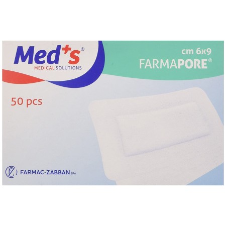 FARMAC-ZABAN MEDICAZIONE ADESIVA IN TNT  6X9 CM FARMAPORE (CONF. 50 PZ.)