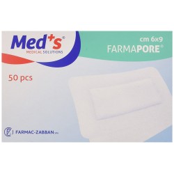 FARMAC-ZABAN MEDICAZIONE ADESIVA IN TNT  6X9 CM FARMAPORE (CONF. 50 PZ.)