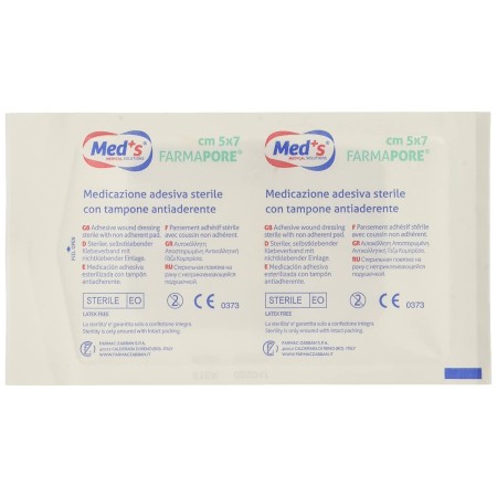 FARMAC-ZABAN MEDICAZIONE ADESIVA IN TNT 5X7 CM FARMAPORE (CONF. 50 PZ.)