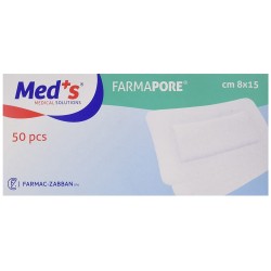 FARMAC-ZABAN MEDICAZIONE ADESIVA IN TNT 8X15 CM FARMAPORE (CONF. 50 PZ.)
