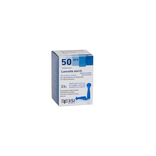 BSI LANCETTE 33G PER GLUCOSIO DA 50 PZ