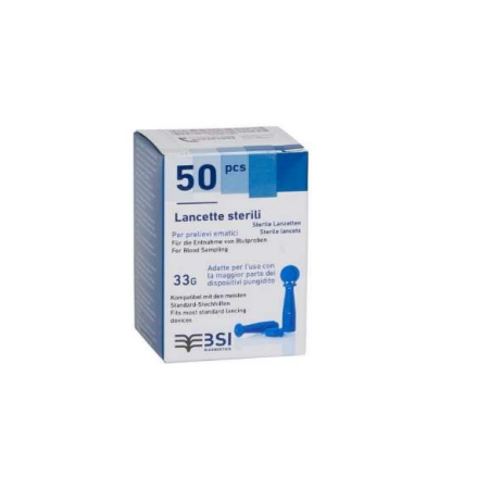 BSI LANCETTE 33G PER GLUCOSIO DA 50 PZ