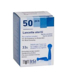 BSI LANCETTE 33G PER GLUCOSIO DA 50 PZ