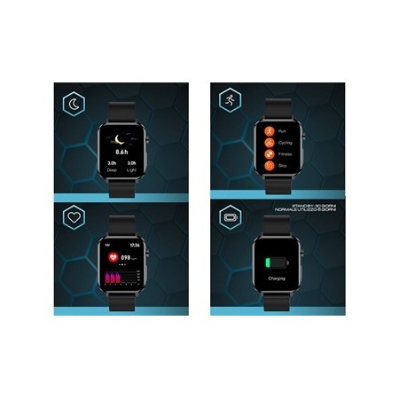 SIMPLO QUADRANT SMARTWATCH PER RILEVARE PARAMETRI SPORTIVI