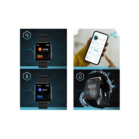 SIMPLO QUADRANT SMARTWATCH PER RILEVARE PARAMETRI SPORTIVI