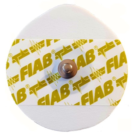 FIAB ELETTRODI PE-FOAM MONOUSO 48-50 MM- OVALI ADULTI (CONF. 50 PZ.)